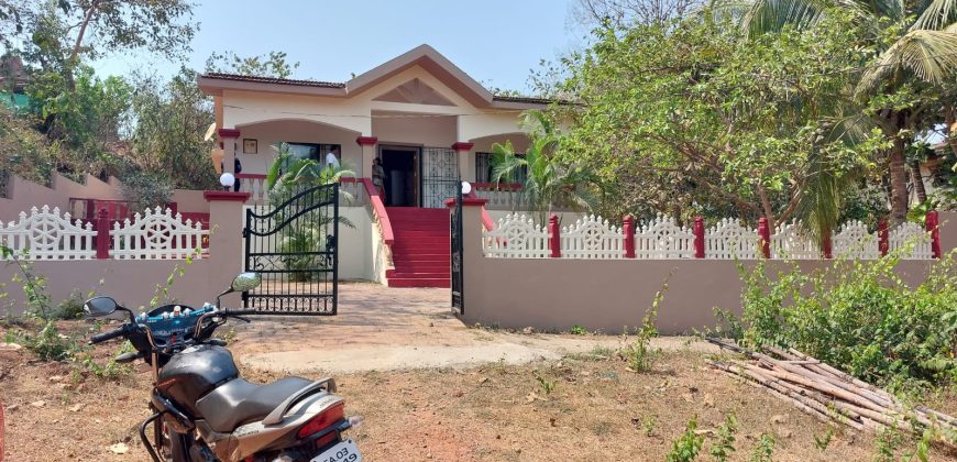 2 BHK Independent Semi Furnished House For Sale At NACHINOLA Goa