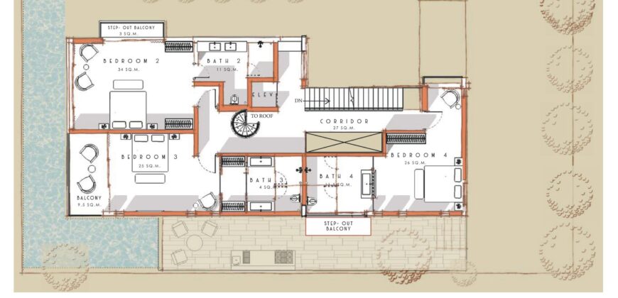5 BHK Luxury Field View Villa For Sale At SANGOLDA Goa