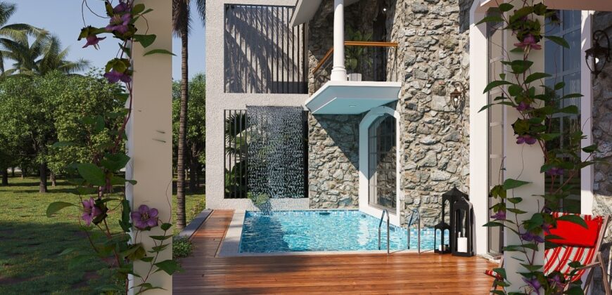 4 BHK Residential Twin Bungalow/ Villa for Rent at MORJIM Goa