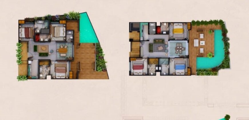 1 BHK Private Pool Apartments for Sale at ANJUNA Goa