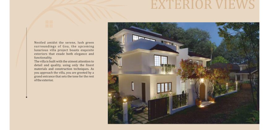 4 BHK Luxury Villa for Sale at SALIGAO Goa