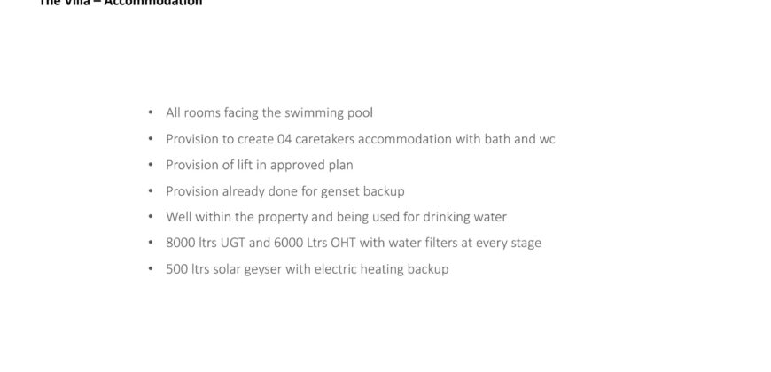 12 BHK Luxury Villa for Sale at SIOLIM Goa