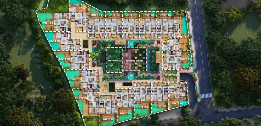 1 BHK Private Pool Apartments for Sale at ANJUNA Goa