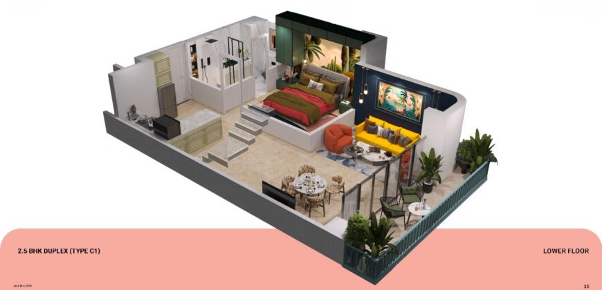 2.5 BHK Luxury DUPLEX Apartment for Sale at ANJUNA Goa