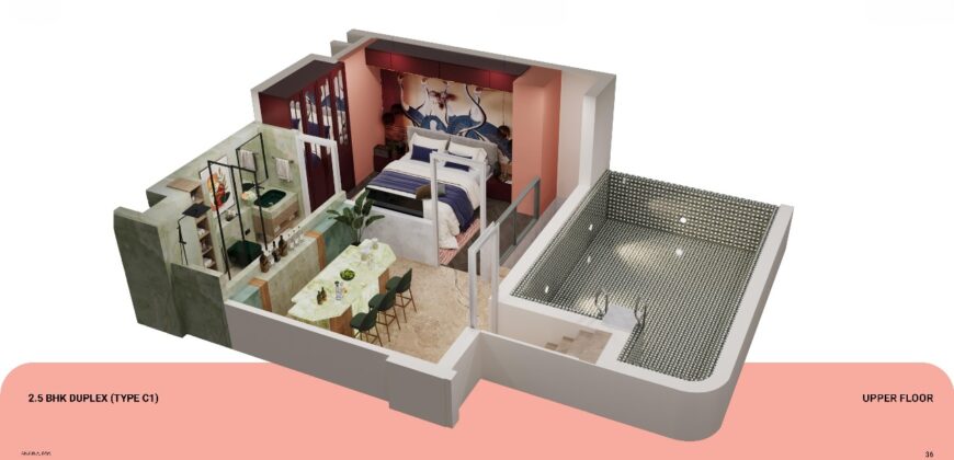 2.5 BHK Luxury DUPLEX Apartment for Sale at ANJUNA Goa